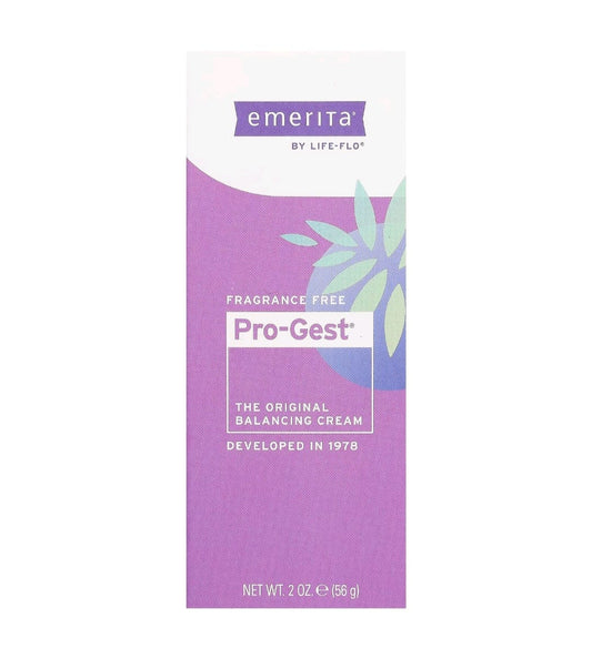 Emerita Pro Gest Original Balancing Cream Hormonal Balancer Fragrance Free 2oz