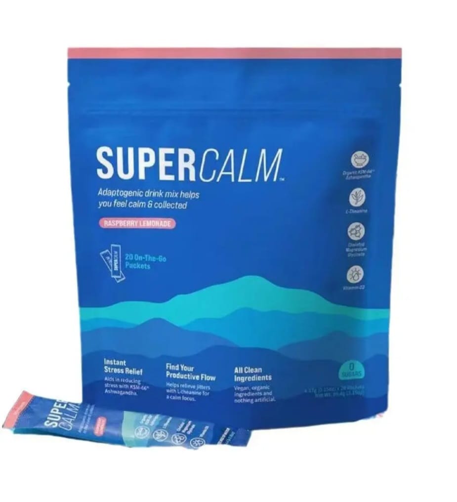 SALE Super Calm Magnesium Powder With Vitamin D Drink Stress Relief Sleep and Focus
