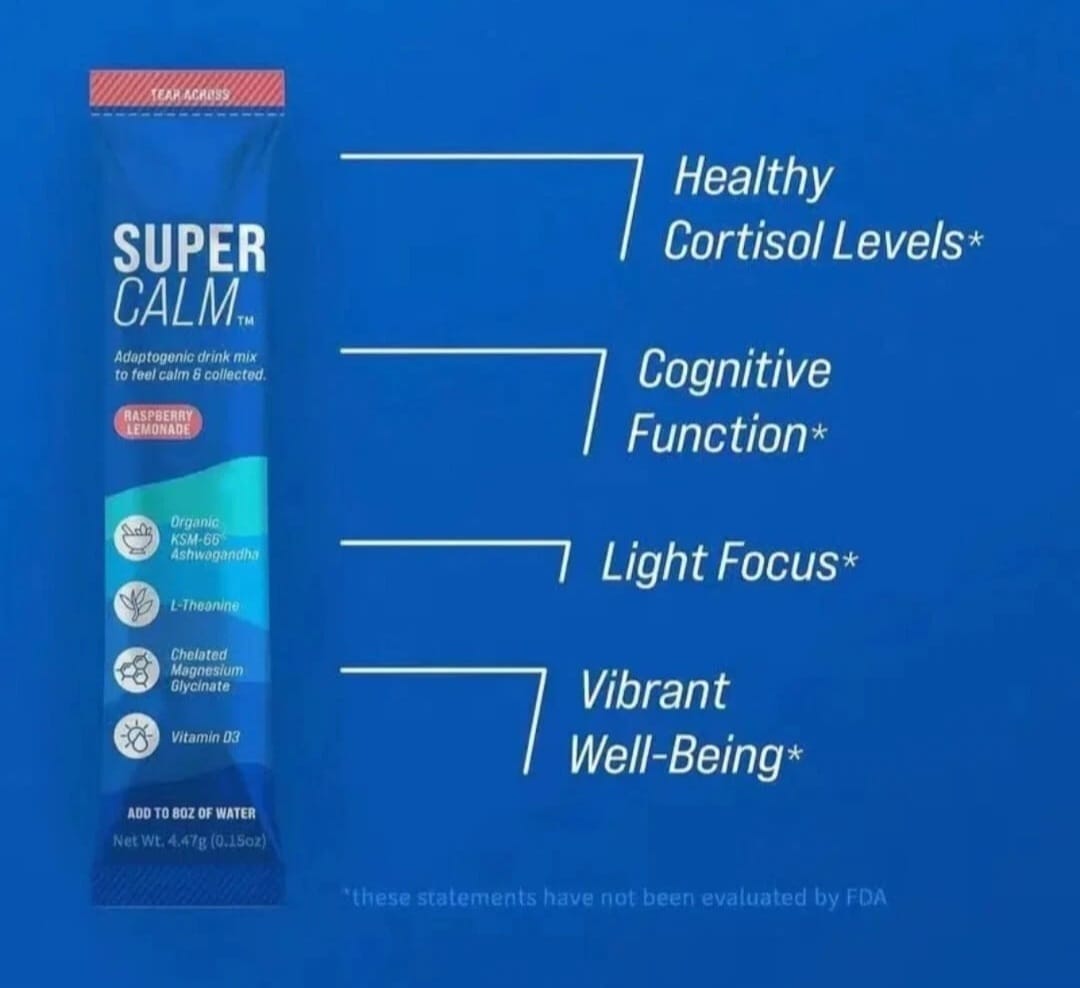 SALE Super Calm Magnesium Powder With Vitamin D Drink Stress Relief Sleep and Focus